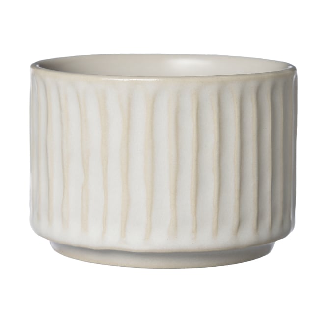 ERNST Ernst bowl ribbed Ø7.5 cm Natural white