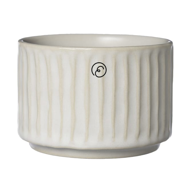 Ernst bowl ribbed Ø7.5 cm - Natural white - ERNST