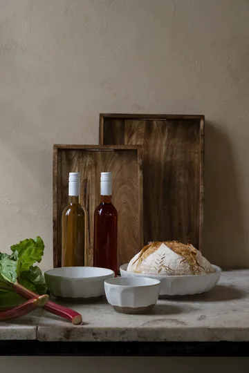 Ernst bowl stoneware - White-nature, Ø20 cm - ERNST