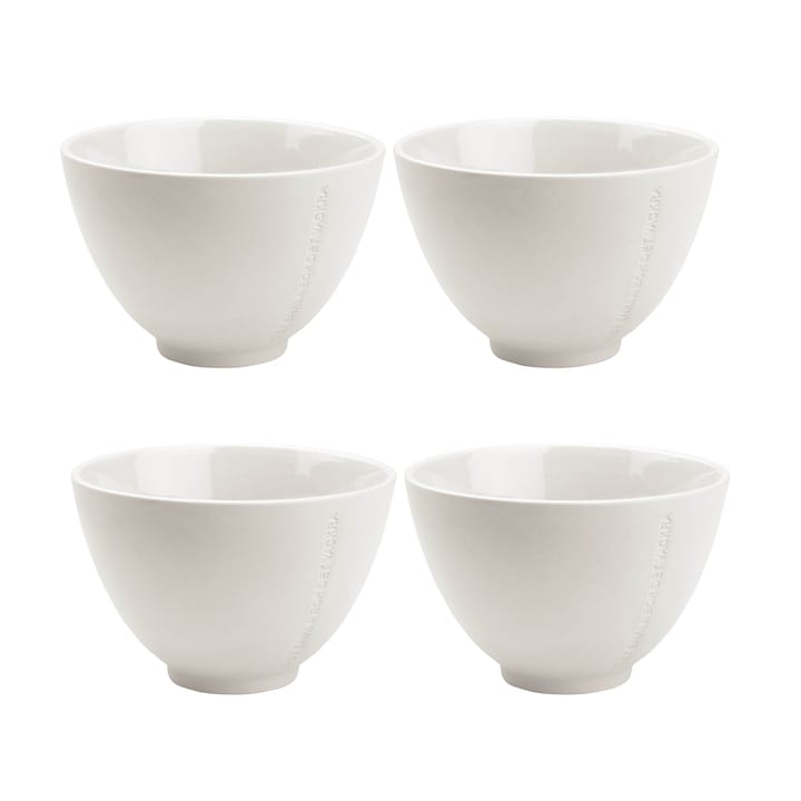 Ernst bowl with quote 4-pack - white - ERNST