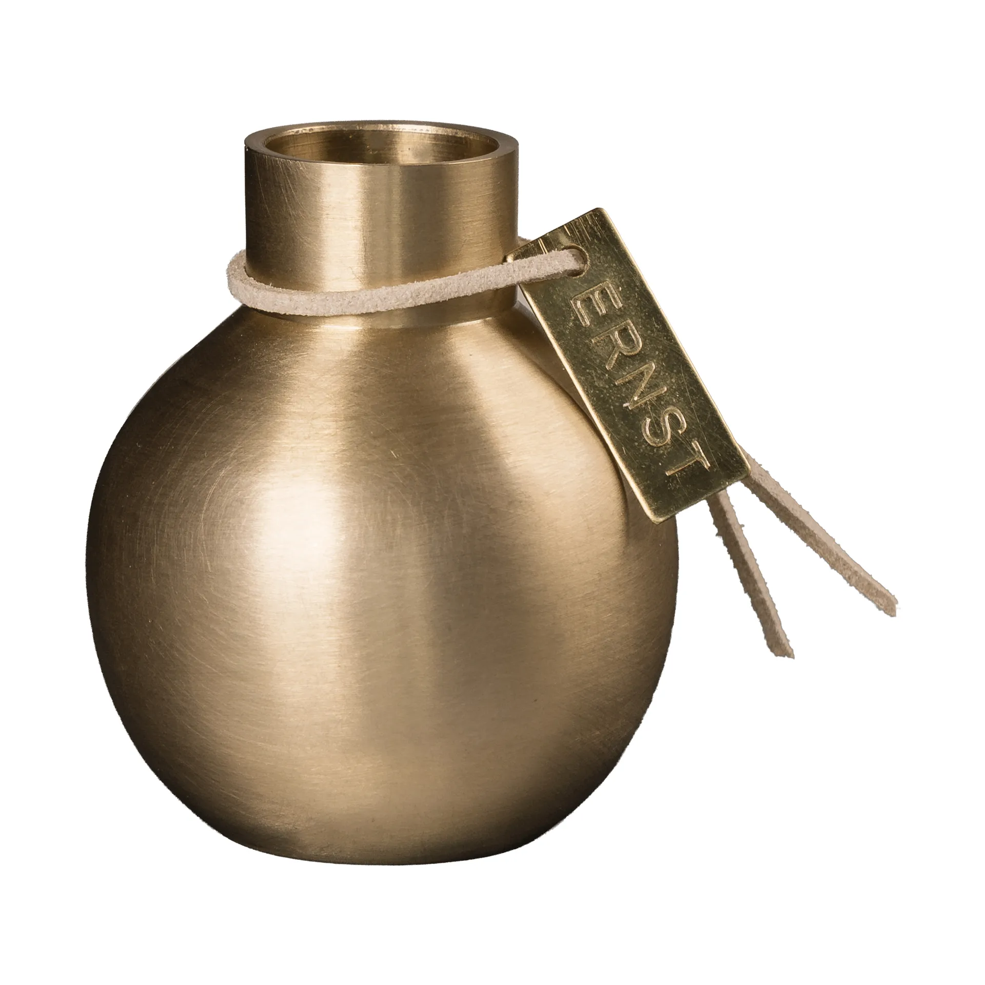 Ernst brass vase, Ø5.5x7 cm ERNST