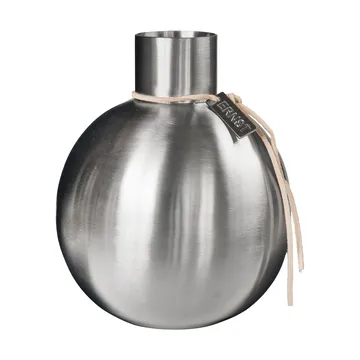 Ernst brushed steel vase - Ø11x13 cm - ERNST