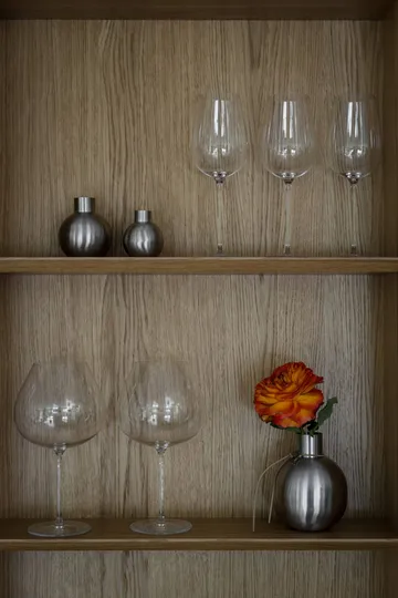 Ernst brushed steel vase - Ø5.5x7 cm - ERNST