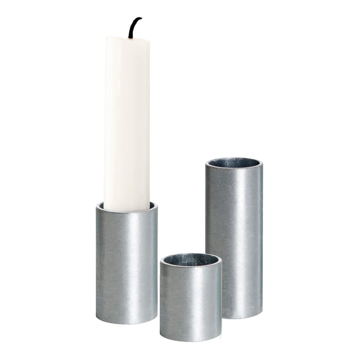 Ernst candle holder 3 pieces - Galvanised plate - ERNST