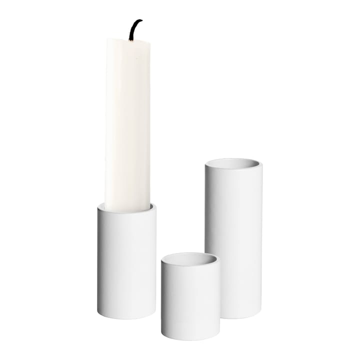 Ernst candle holder 3 pieces - White - ERNST