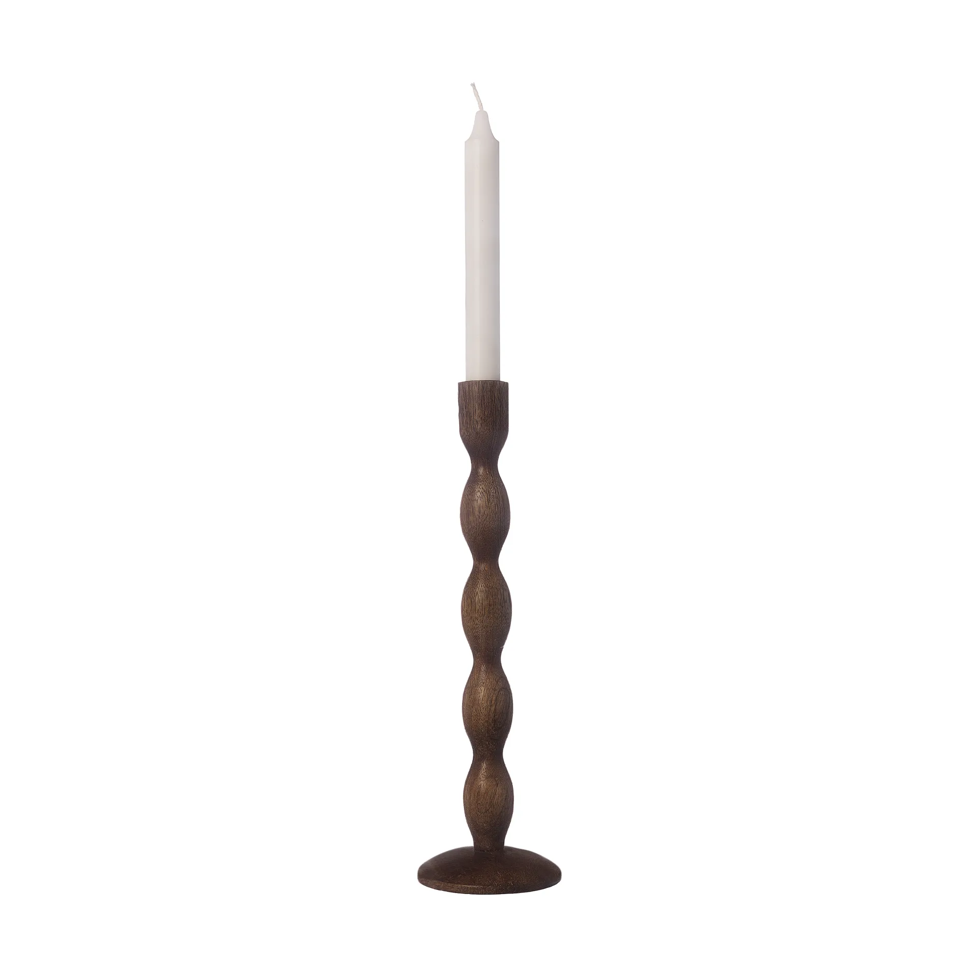 Ernst candle holder Ø9x31 cm, Dark brown ERNST