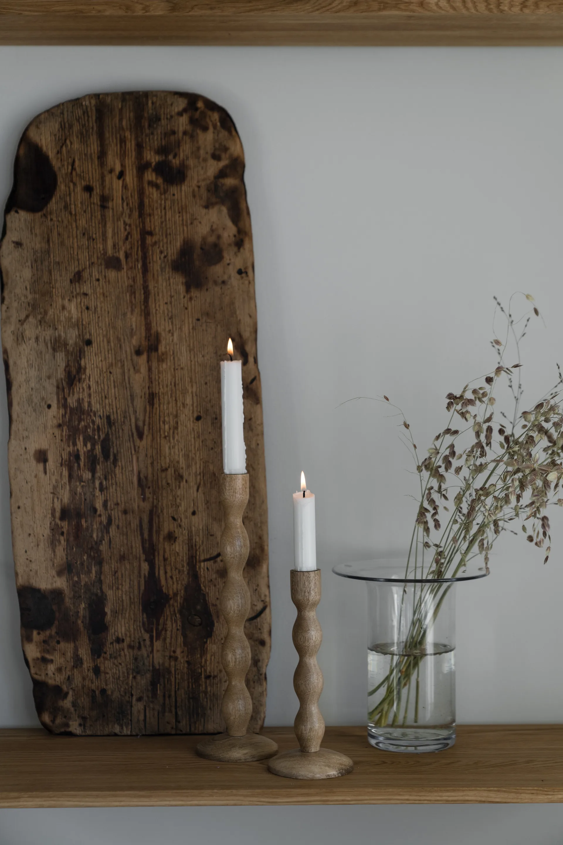 Ernst candle holder Ø9x31 cm, Natural ERNST