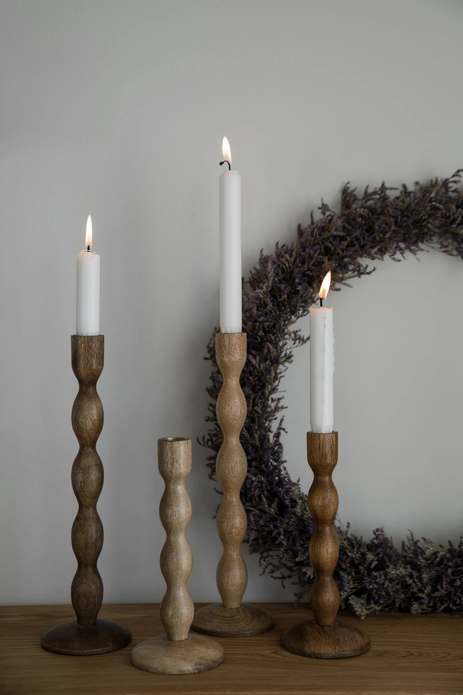 Ernst candle holder Ø9x31 cm, Natural ERNST