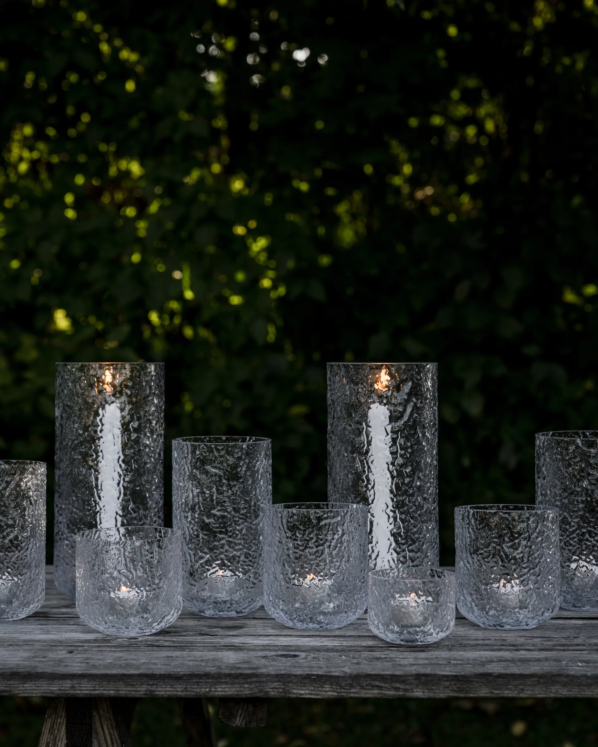 Ernst candle holder for taper candles patterned, Ø11x25 cm ERNST