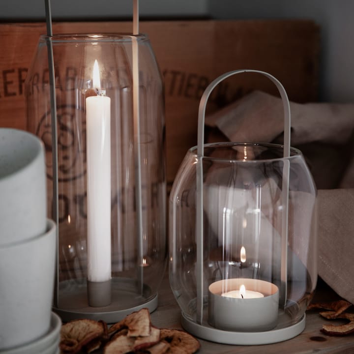 Ernst candle holder for tea light 22 cm - beige - ERNST