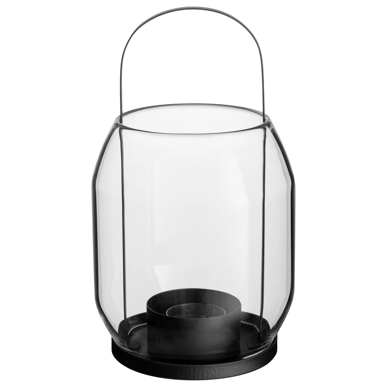 Ernst candle holder for tea light 22 cm black | Scandinavian Design | Tea light holders, lanterns & candle dishes | Black