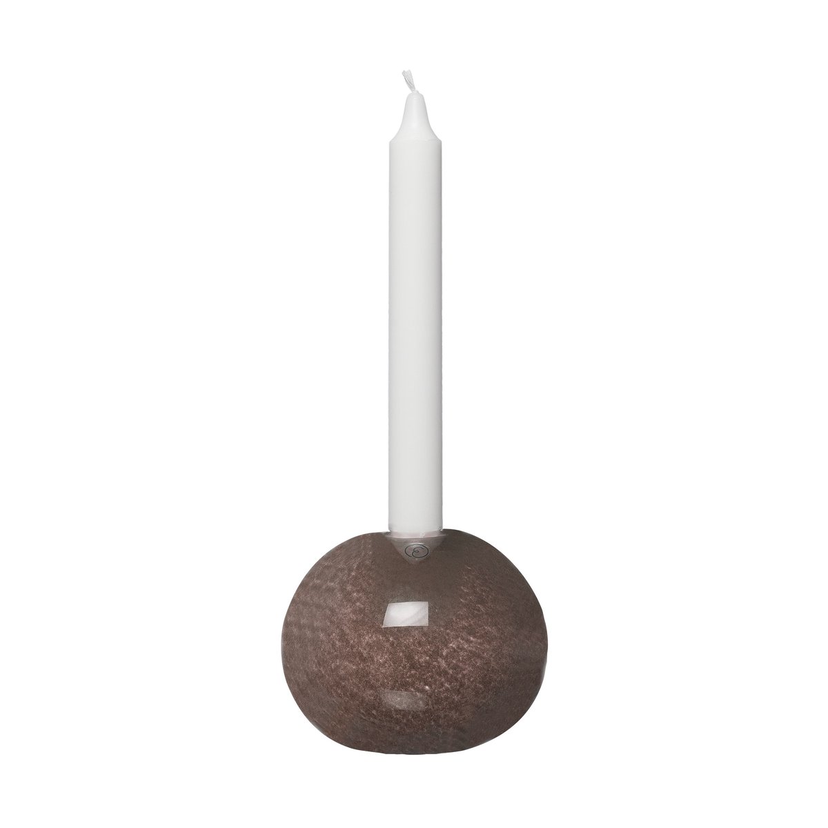 Ernst candle holder glass o11 cm Brown | Scandinavian Design | Candle holders | Brown