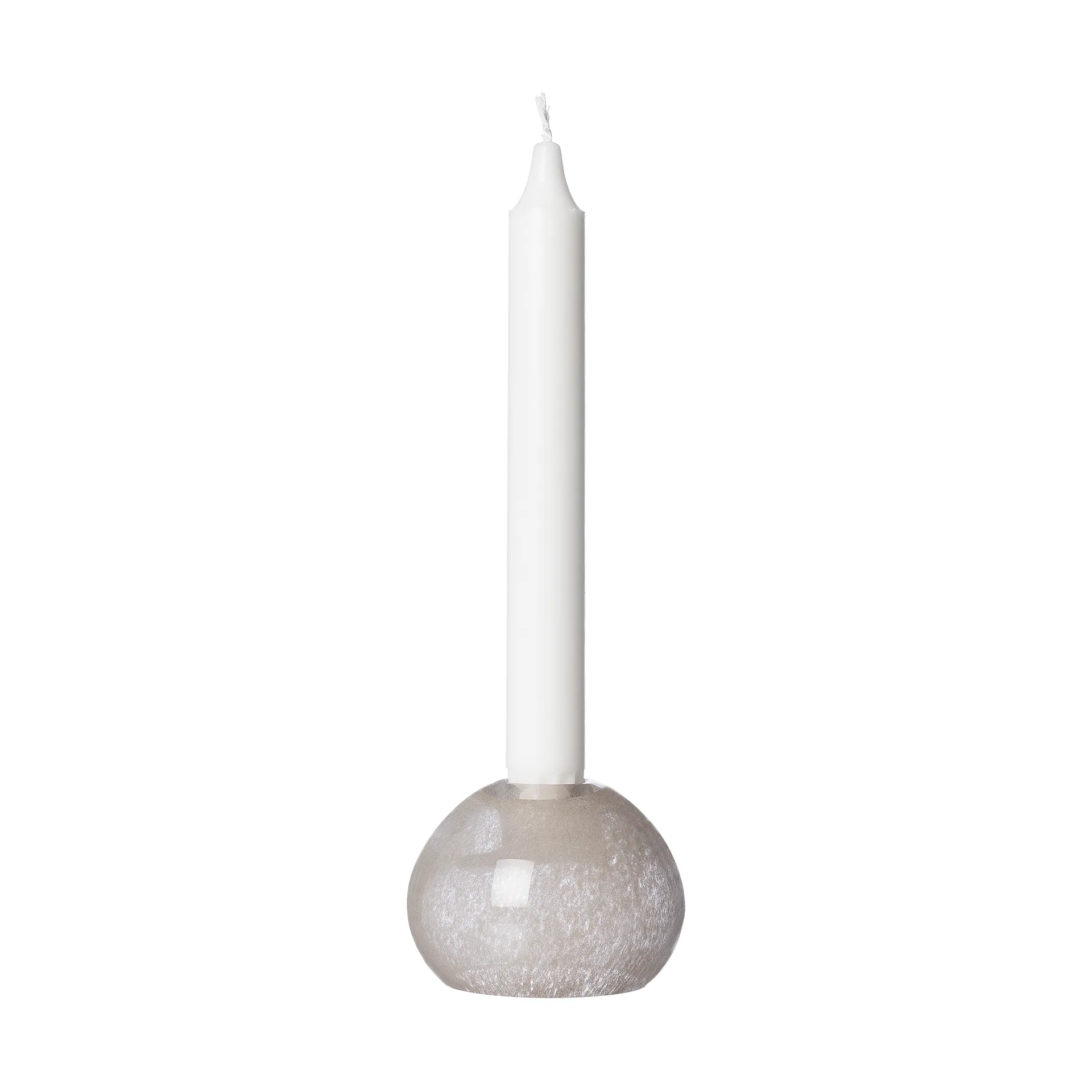 Ernst candle holder glass Ø7.5 cm, Beige ERNST
