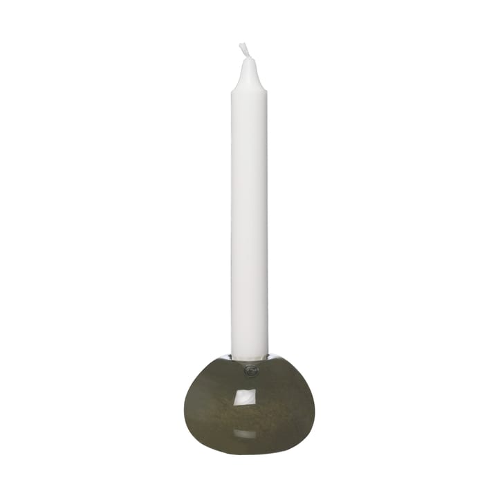 Ernst candle holder glass Ø7.5 cm - Green - ERNST