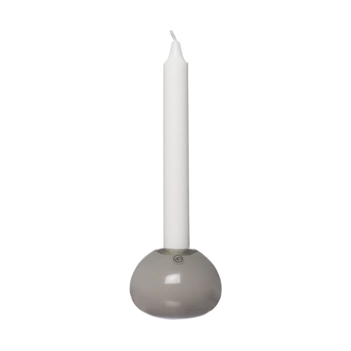 Ernst candle holder glass Ø7.5 cm - Grey - ERNST