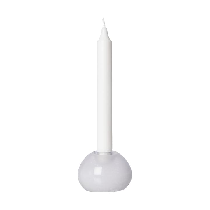 Ernst candle holder glass Ø7.5 cm - White - ERNST