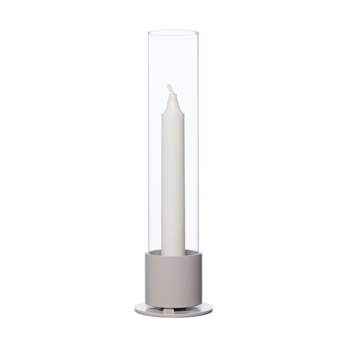 Ernst candle holder glass cylinder o7.5 cm Natural white
