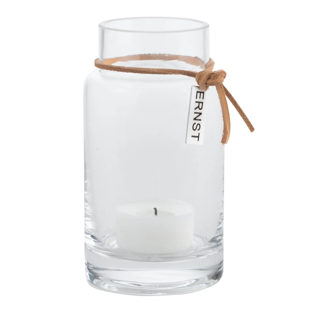 Ernst candle holder H12cm o5cm clear | Scandinavian Design | Tea light holders, lanterns & candle dishes | Transparent