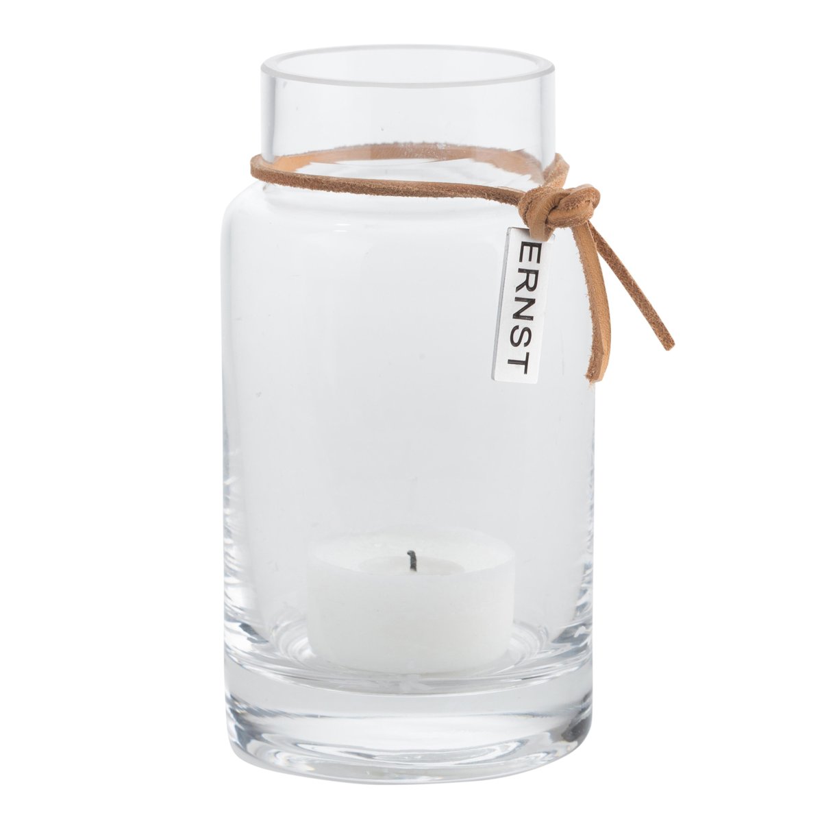Ernst candle holder H12cm o5cm clear | Scandinavian Design | Tea light holders, lanterns & candle dishes | Transparent