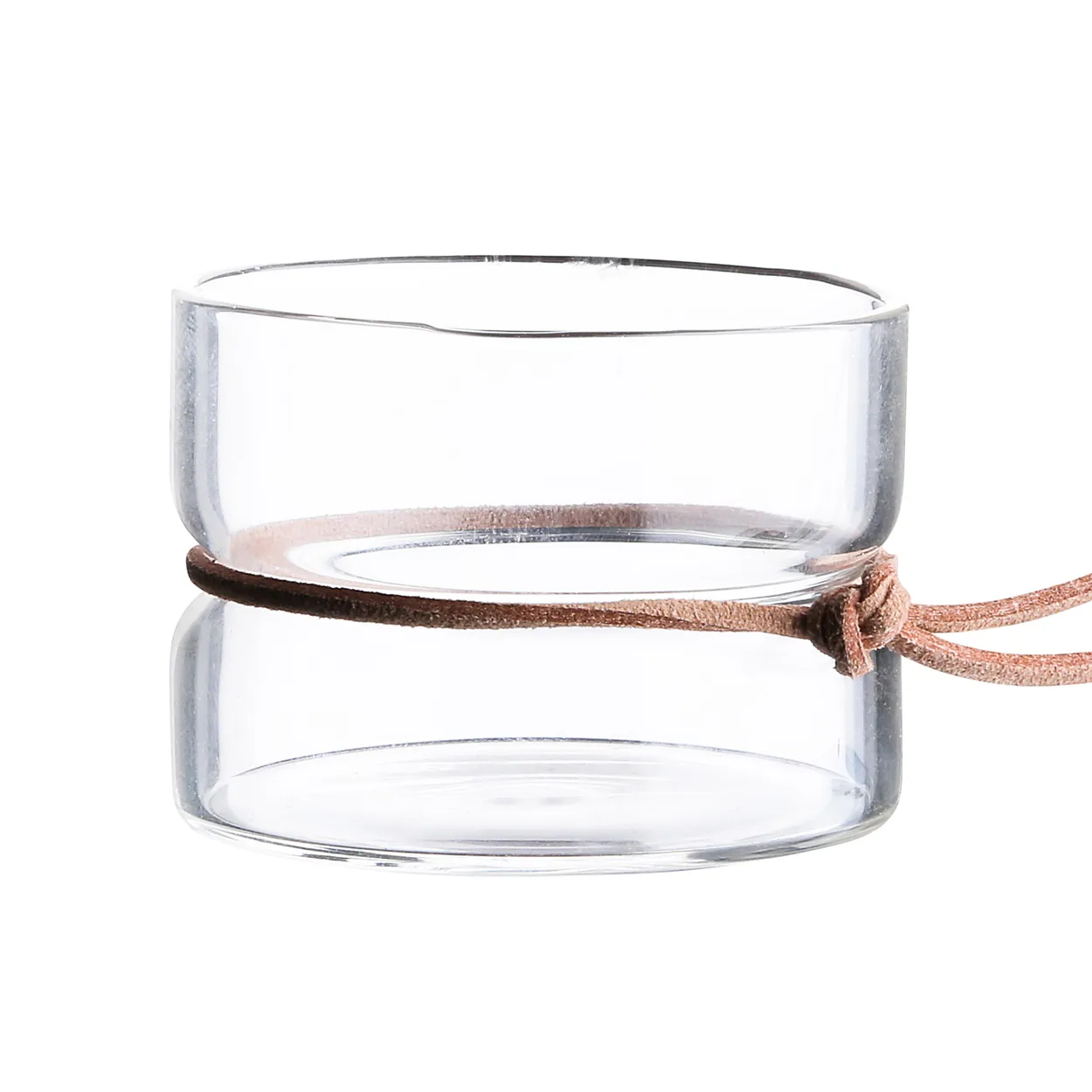 Ernst candle holder H6cm o6cm clear | Scandinavian Design | Tea light holders, lanterns & candle dishes | Transparent