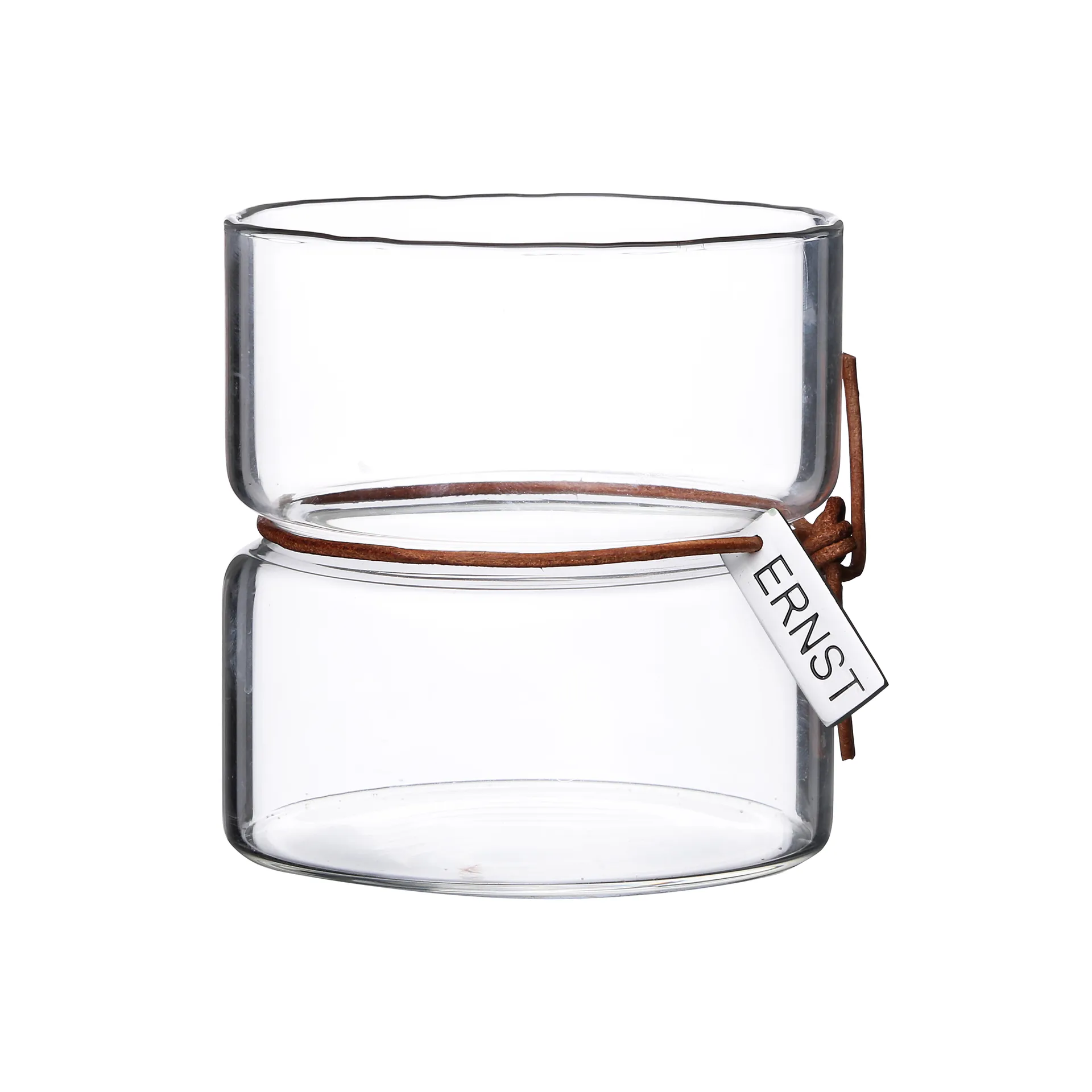 Ernst candle holder H8.5cm Ø8cm, clear ERNST