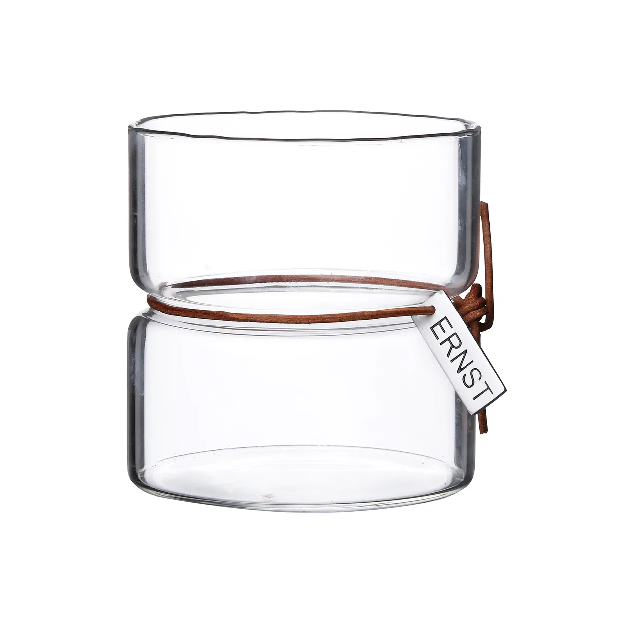 Ernst candle holder H8.5cm o8cm clear | Scandinavian Design | Tea light holders, lanterns & candle dishes | Transparent