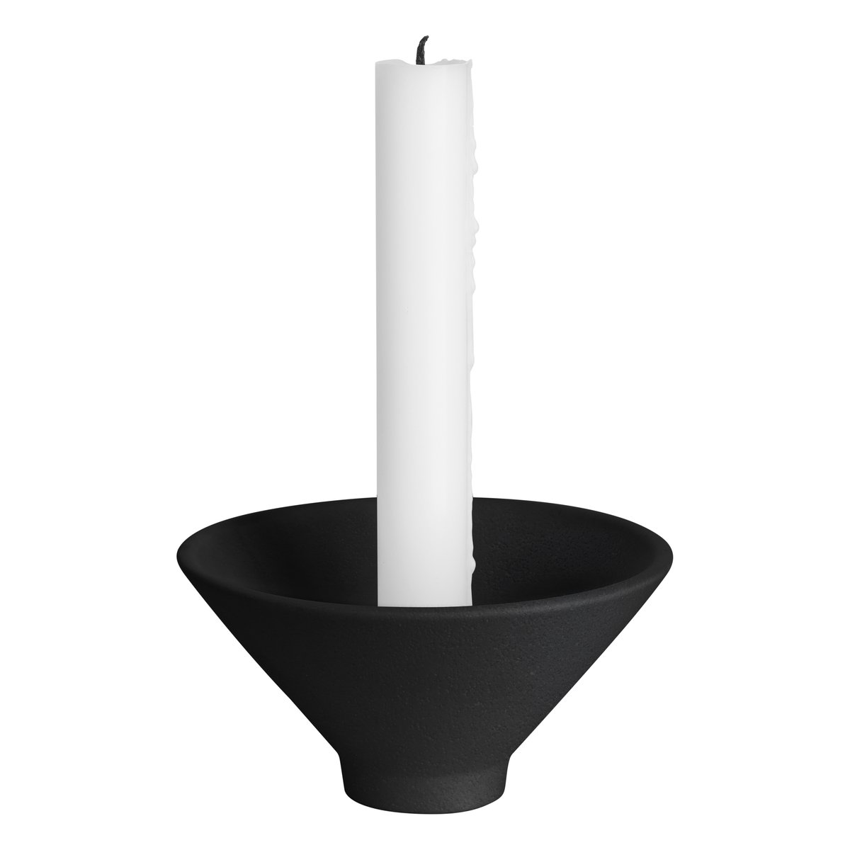 Ernst candle holder with needle black | Scandinavian Design | Candle holders | Black
