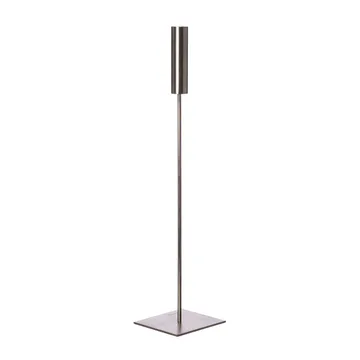 Ernst candle sticks 45 cm - Brushed metal  - ERNST