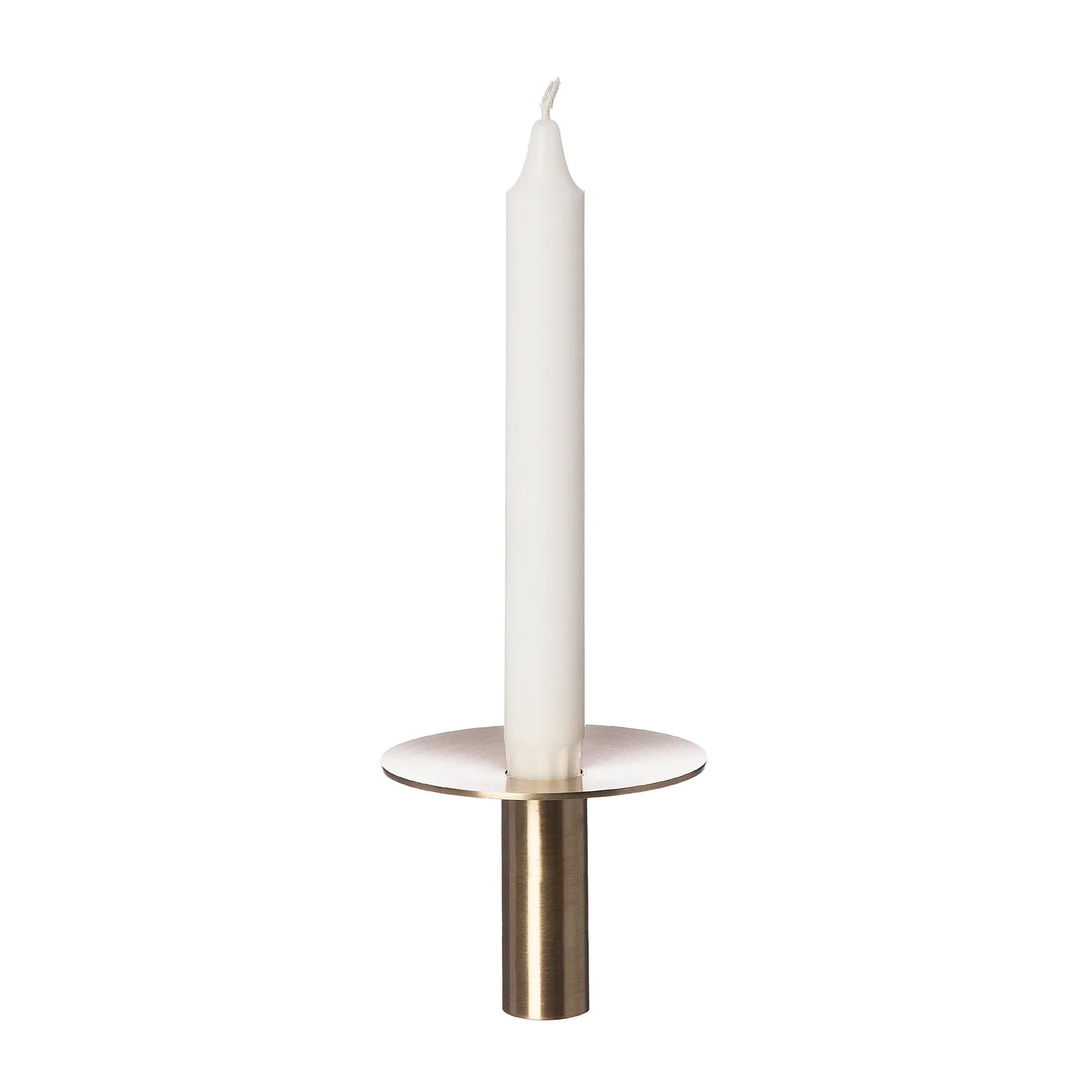 Ernst candle sticks brushed brass Ø9.2 cm, 7 cm ERNST
