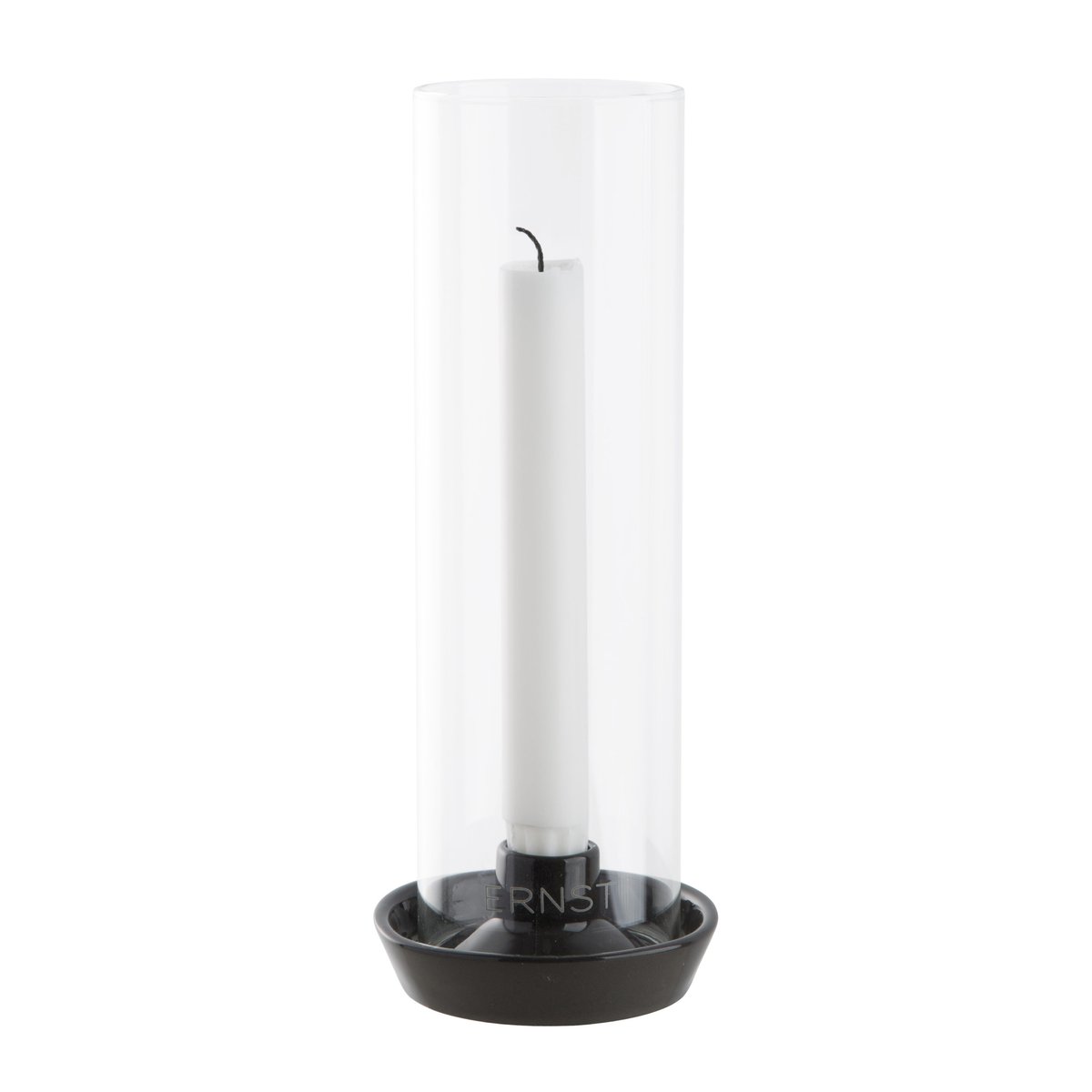 Ernst candle sticks glass cylinder Dark grey | Scandinavian Design | Candle holders | Grey