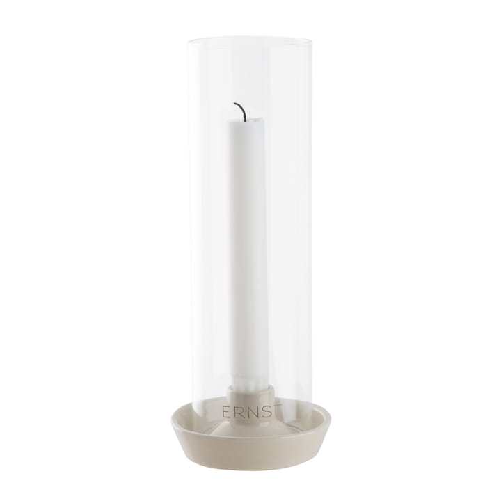 Ernst candle sticks glass cylinder - White - ERNST