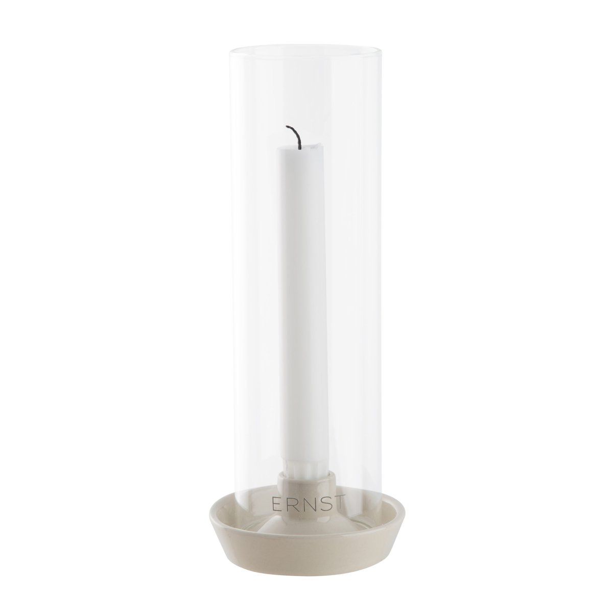 Ernst candle sticks glass cylinder White | Scandinavian Design | Candle holders | White