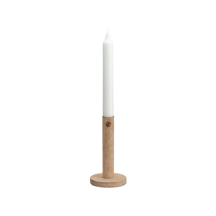 Ernst candle sticks made of wood 15 cm - nature - ERNST
