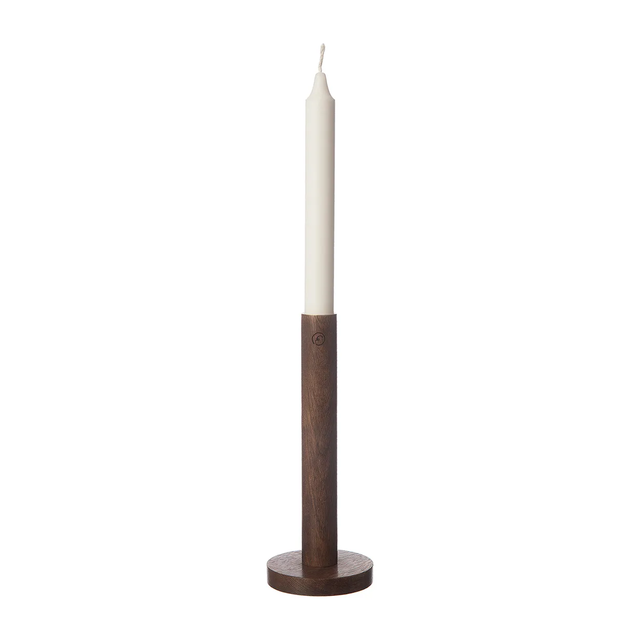 Ernst candle sticks made of wood 20 cm Dark brown | Scandinavian Design | Candle holders | Brown