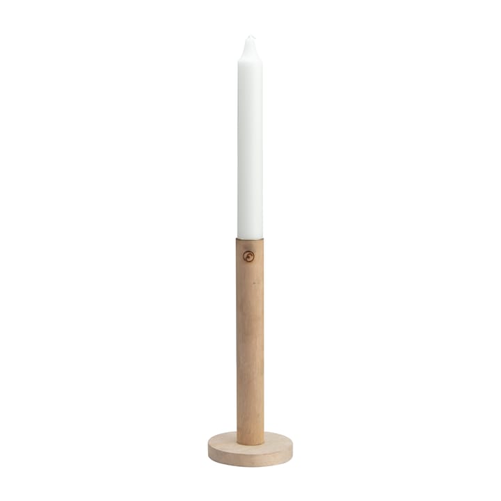 Ernst candle sticks made of wood 20 cm - nature - ERNST