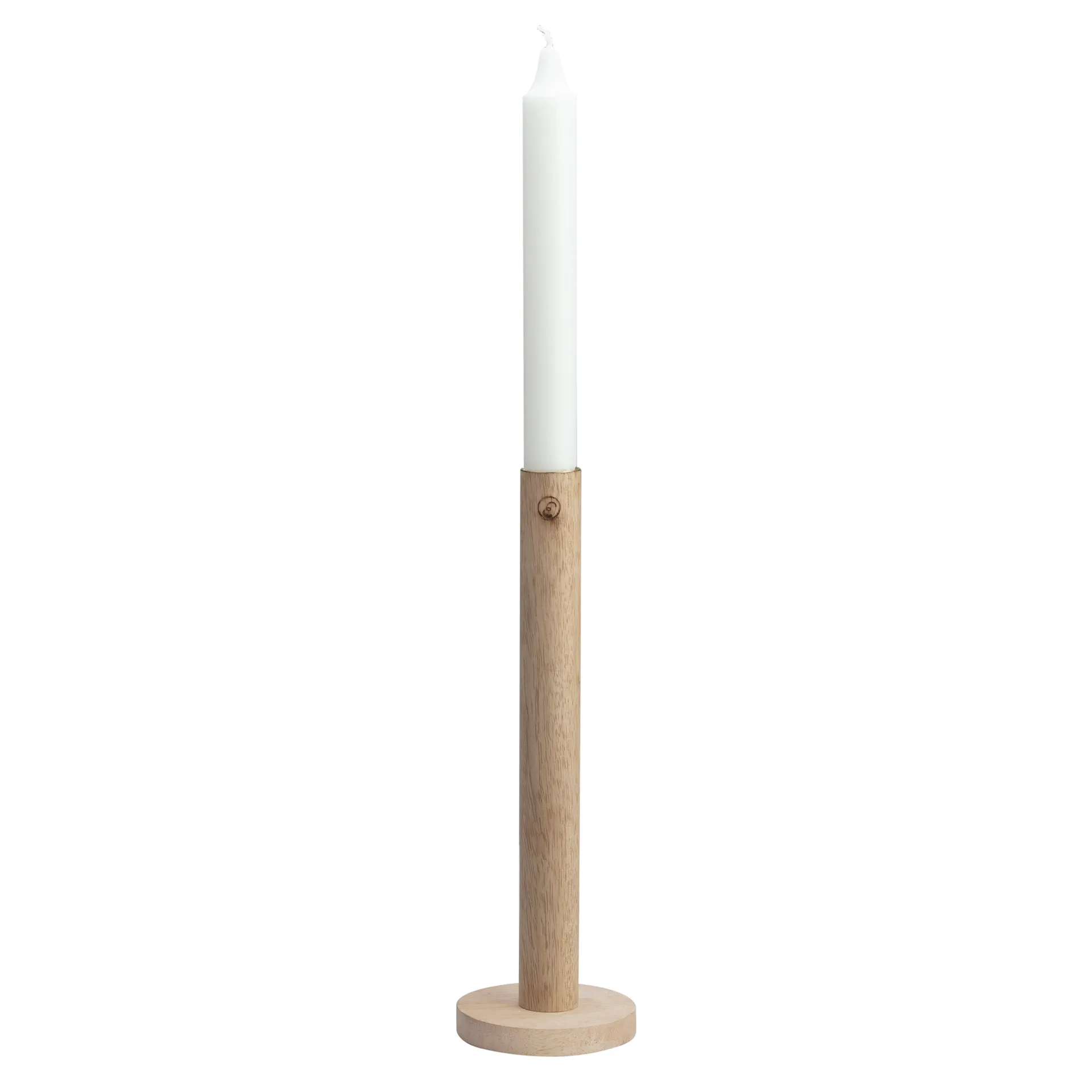 Ernst candle sticks made of wood 25 cm, nature ERNST