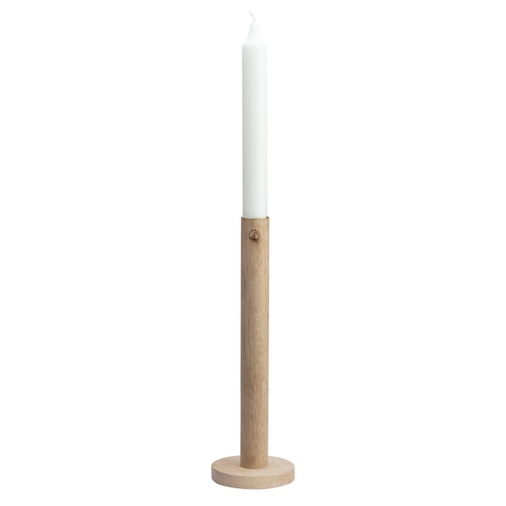 Ernst candle sticks made of wood 25 cm - nature - ERNST