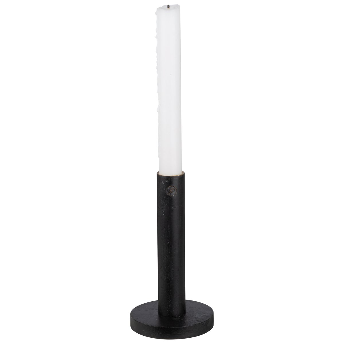 ERNST Ernst candle sticks wood black 15 cm | Scandinavian Design | Candle holders | Black