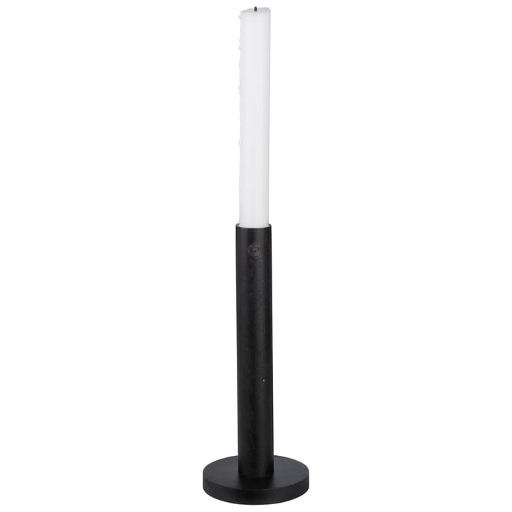 Ernst candle sticks wood black - 20 cm - ERNST