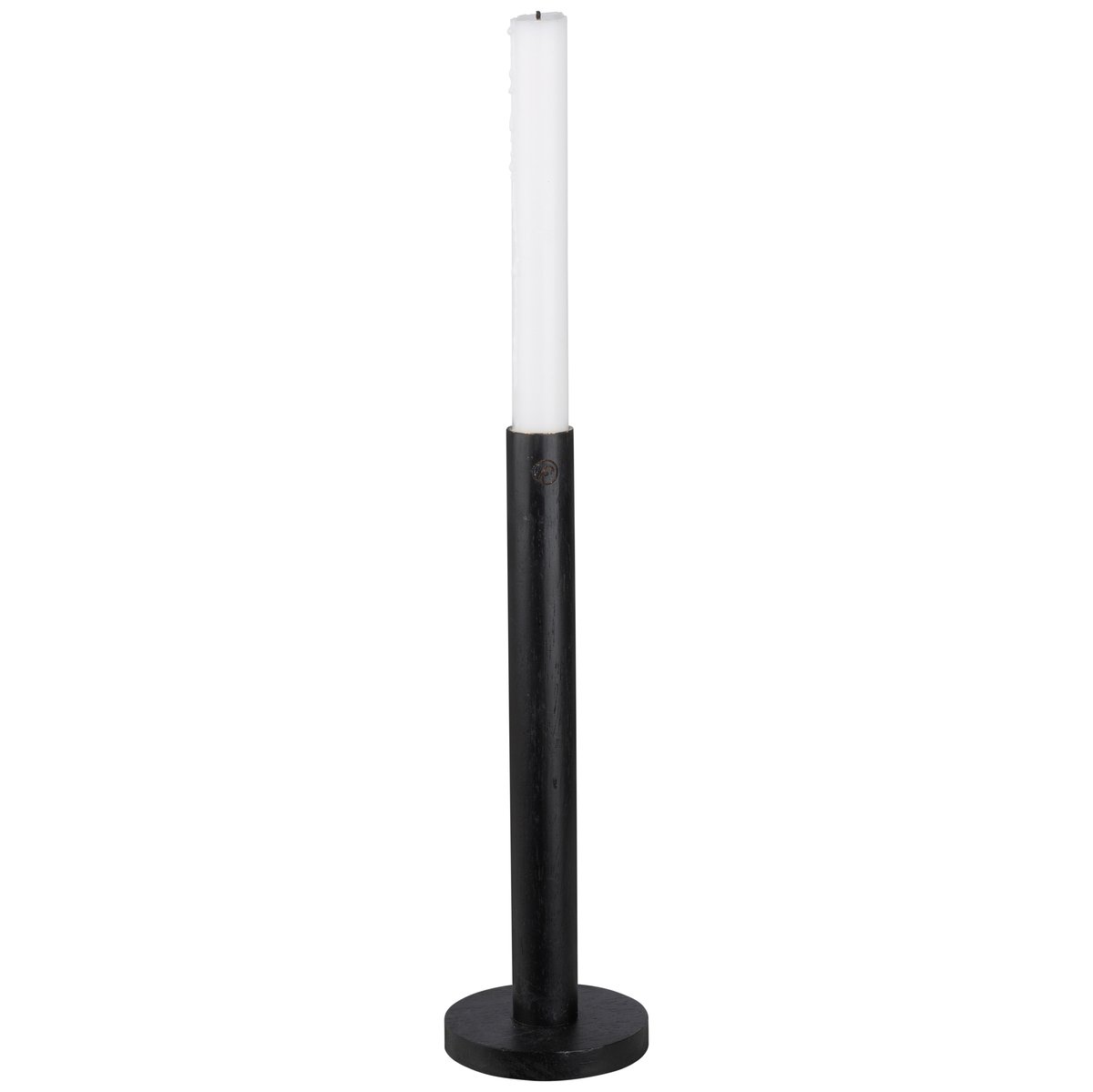 Ernst candle sticks wood black 25 cm | Scandinavian Design | Candle holders | Black