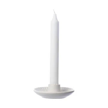Ernst candleholder Ø10.5x3.5 cm - White - ERNST