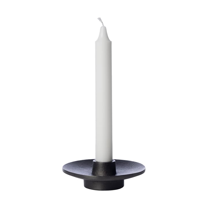 Ernst candlestick aluminum Ø12 cm - Black - ERNST