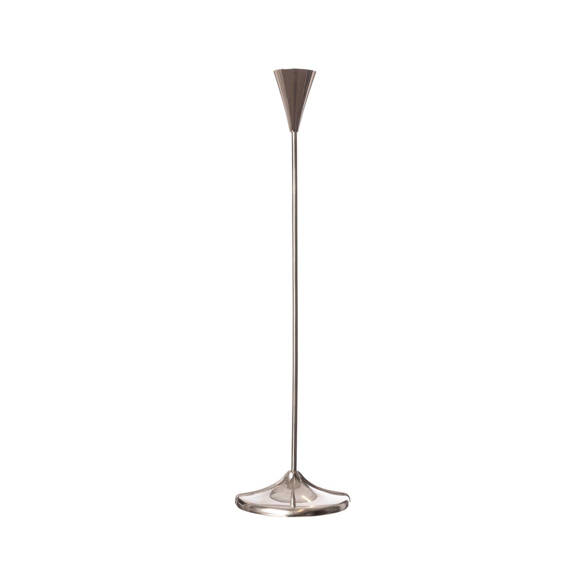 Ernst candlestick chrome 35 cm | Scandinavian Design | Candle holders | Silver-coloured