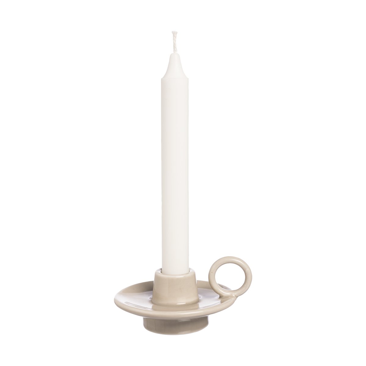 Ernst candlestick for taper candles Sand | Scandinavian Design | Candle holders | Beige