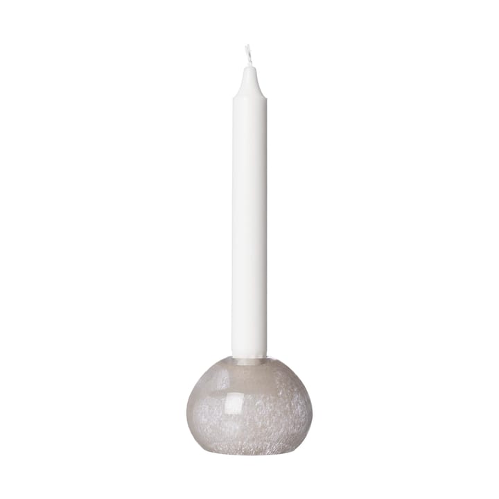 Ernst candlestick glass Ø9 cm - Beige - ERNST