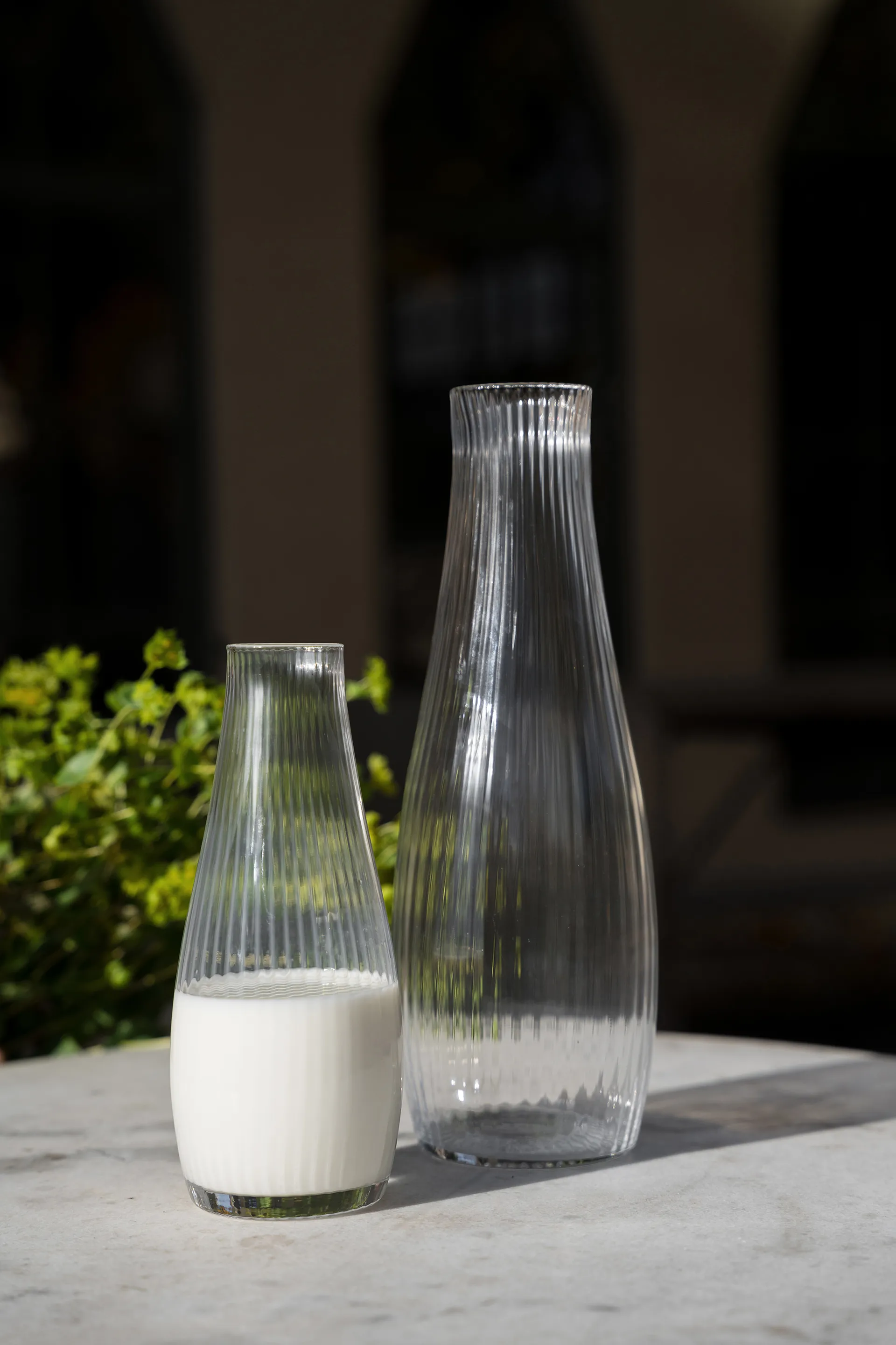 Ernst carafe ribbed glass, Clear, Ø10x28 cm ERNST