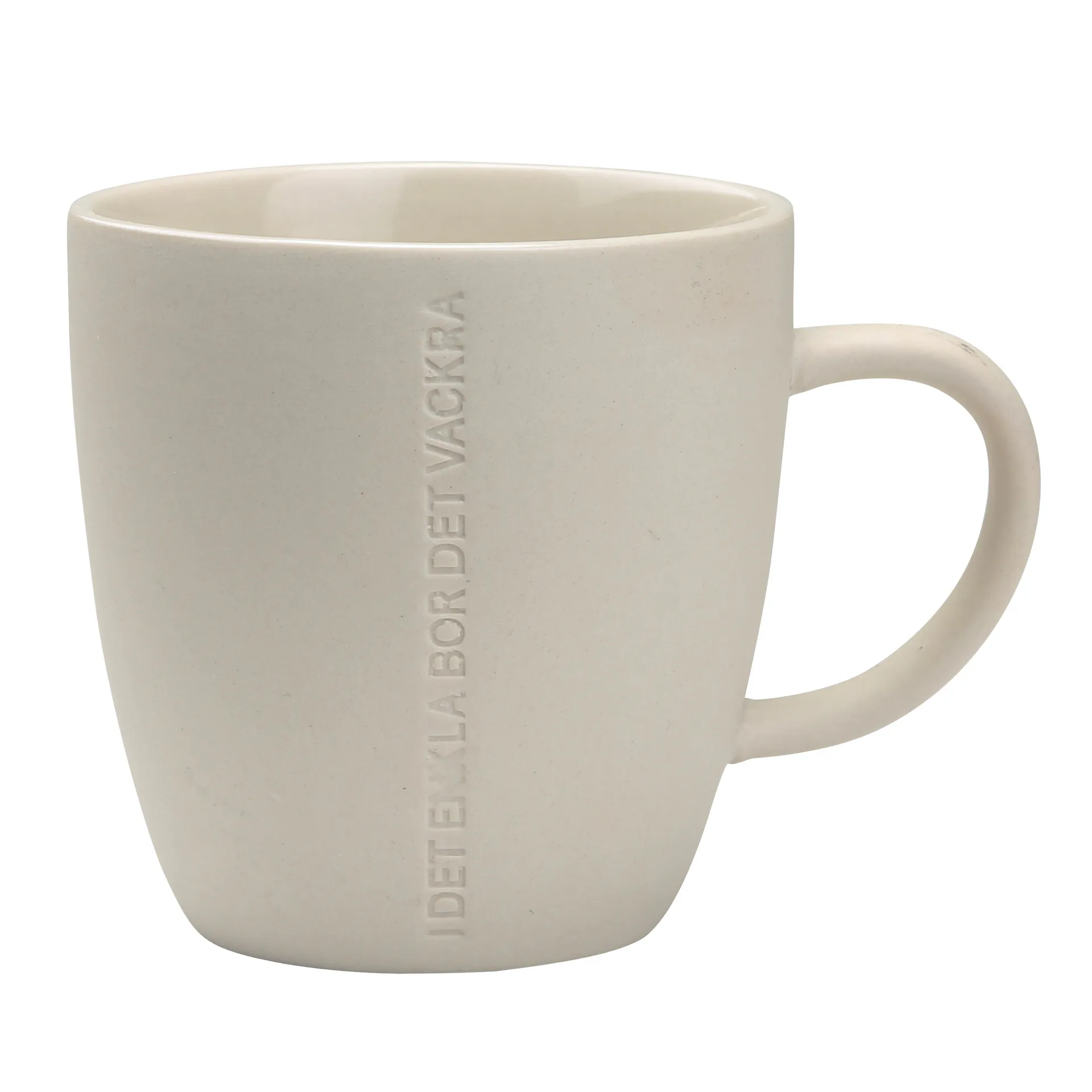 Ernst CITAT Mug Enkla, nature white ERNST