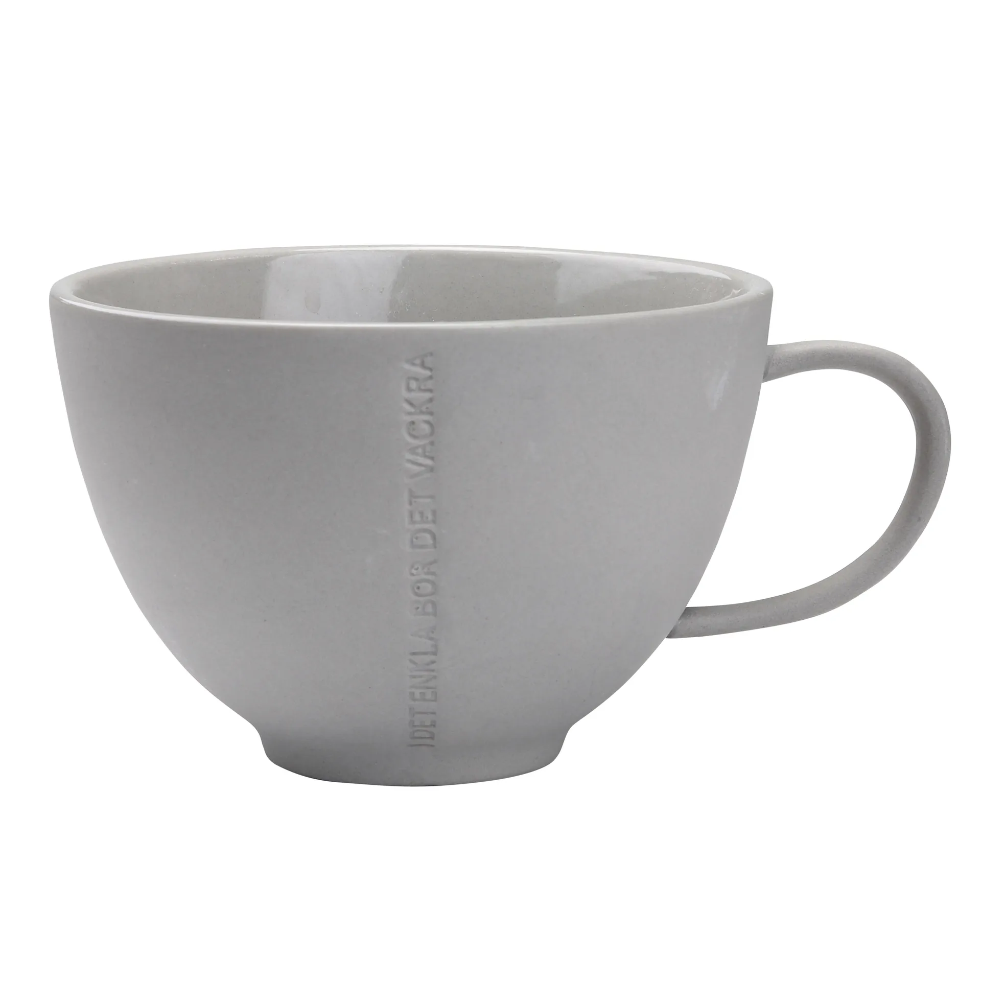 Ernst CITAT tea cup Enkla, light grey ERNST