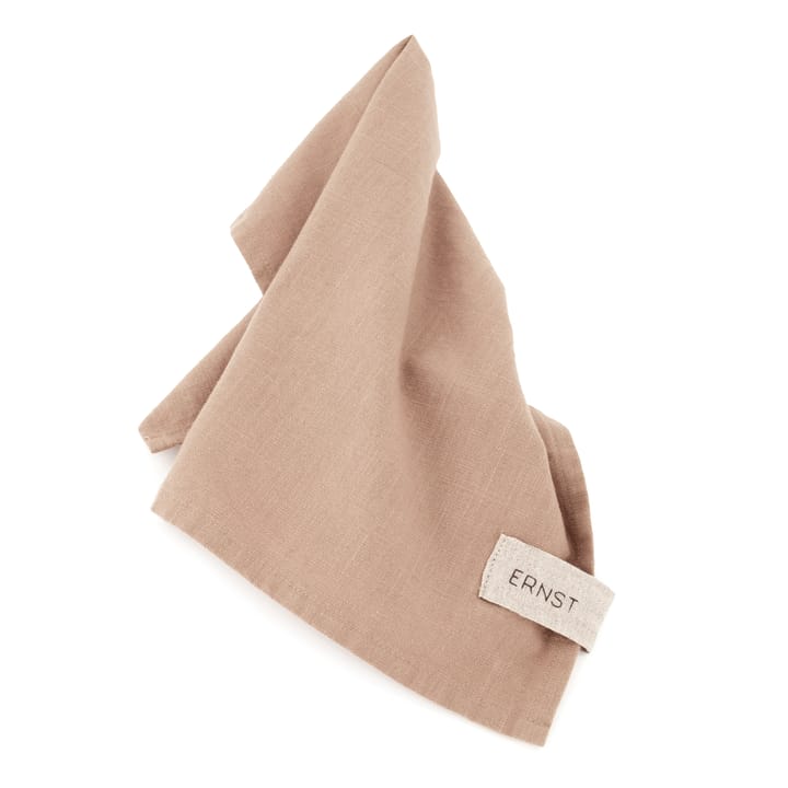 Ernst cloth napkin cotton 2-pack - Nutmeg - ERNST