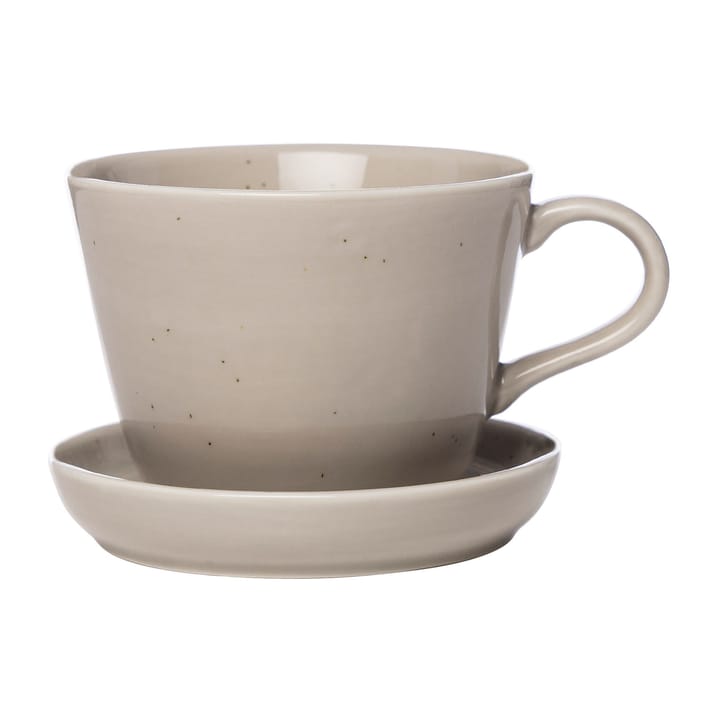 Ernst coffee cup with saucer 20 cl - Sand - ERNST